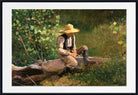 Winslow Homer Fine Art Print :  The Whittling Boy