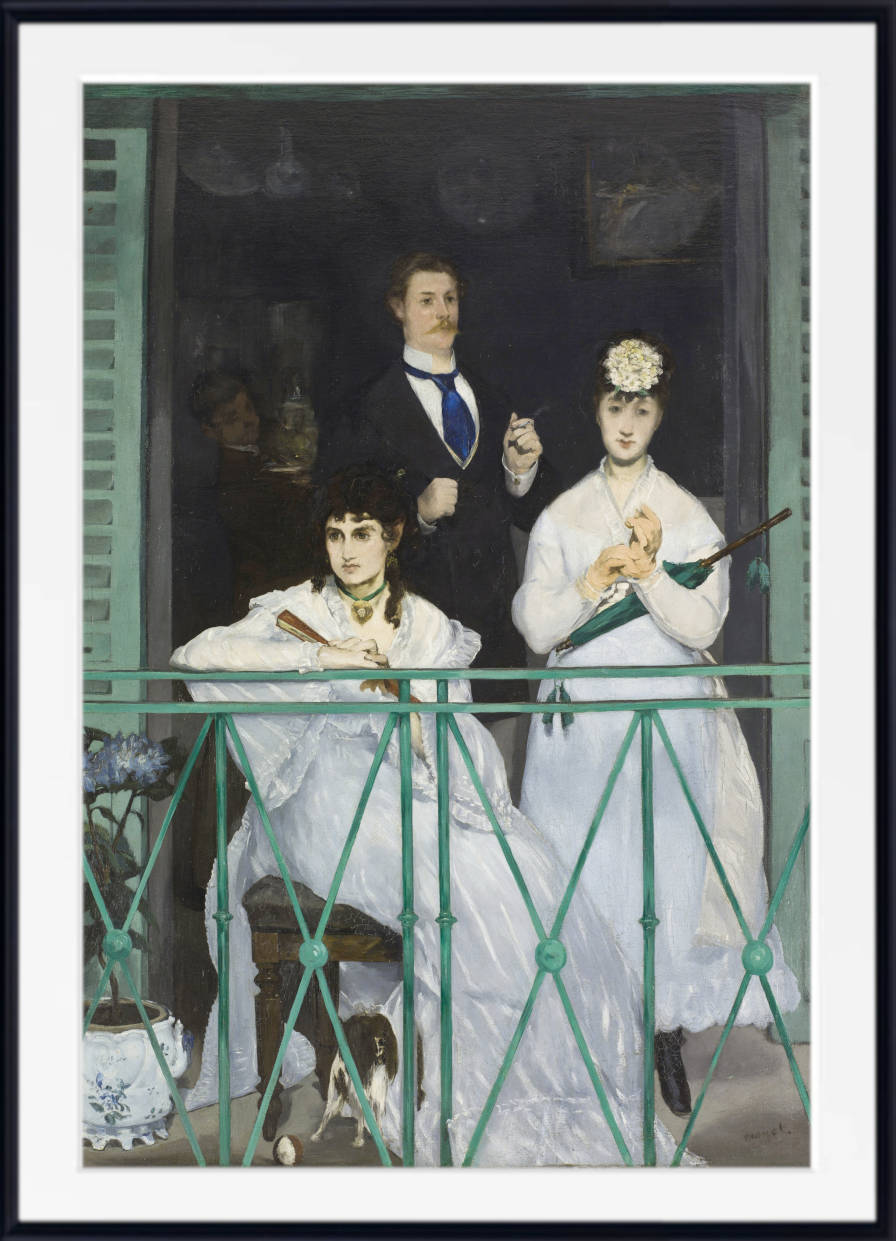 Édouard Manet Print : The Balcony