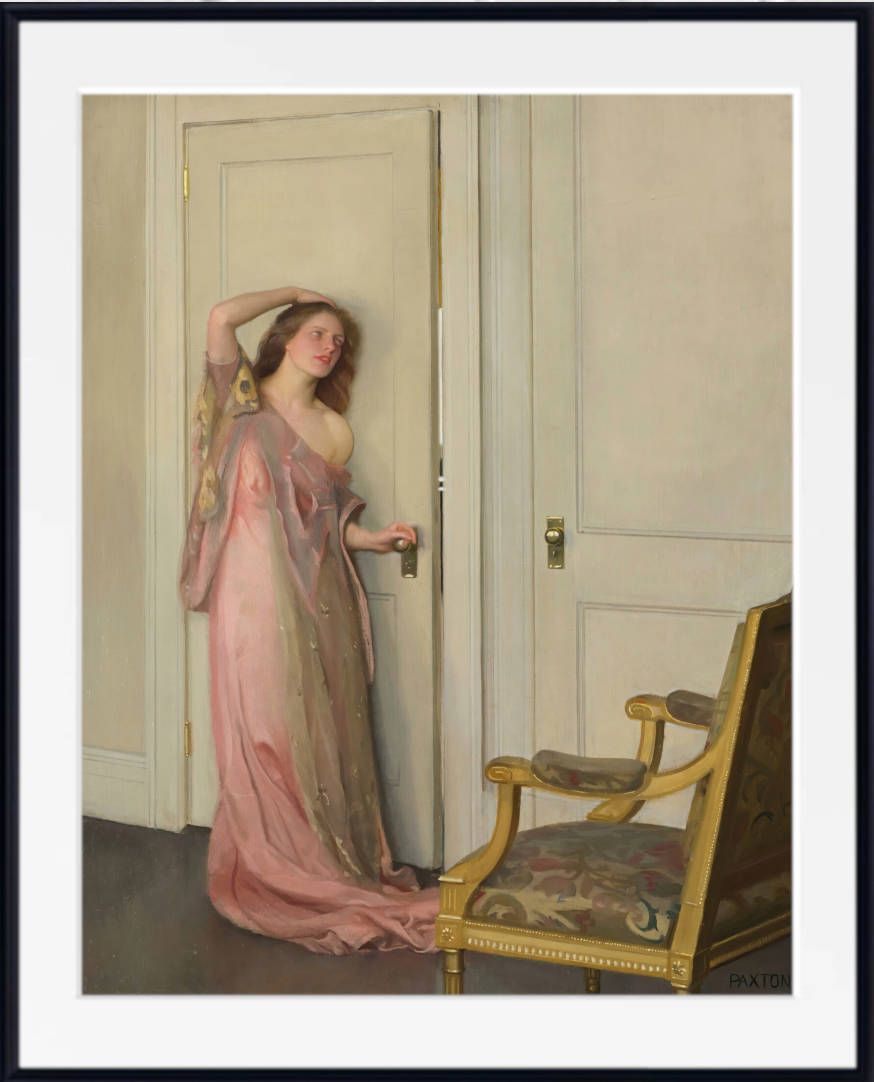 The other door, William McGregor Paxton Fine Art Print