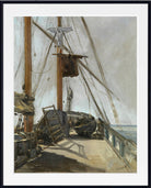 Édouard Manet Print : The Ships Deck