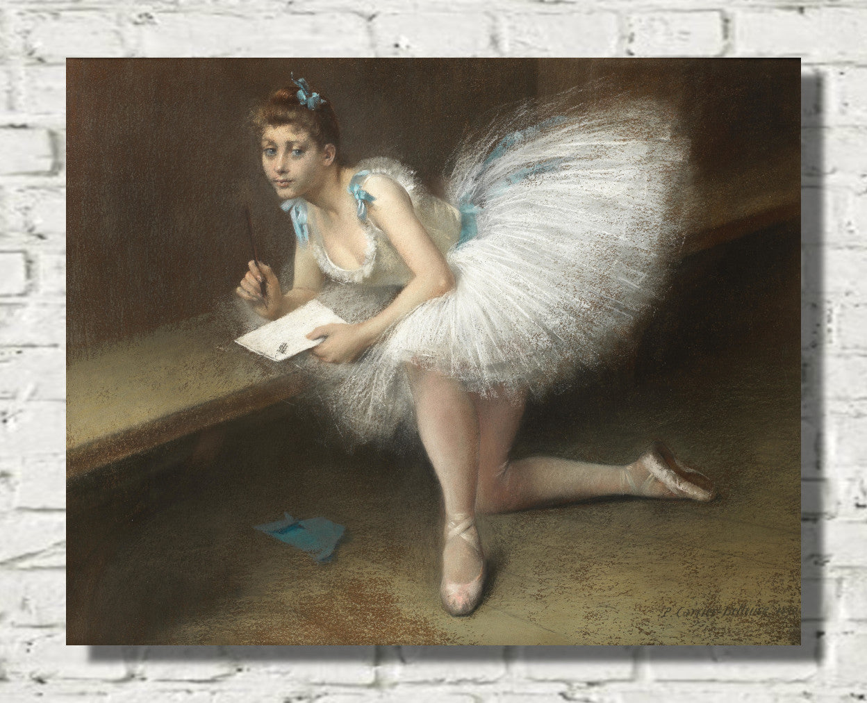 Pierre Carrier-Belleuse Print, The ballerina (1890)