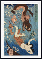 108 Heroes, Tamatori Japanese Fine Art Print, Utagawa Kuniyoshi, Ukiyo-e