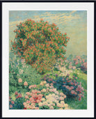 Emile Claus Print, The flower garden in may