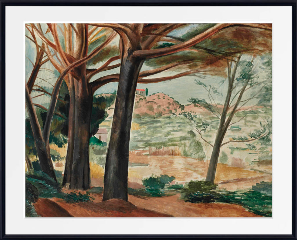 The forest of Martigues, by André Derain