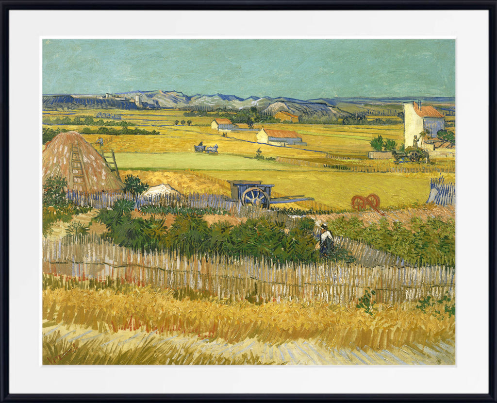 The harvest (1888) by Vincent van Gogh