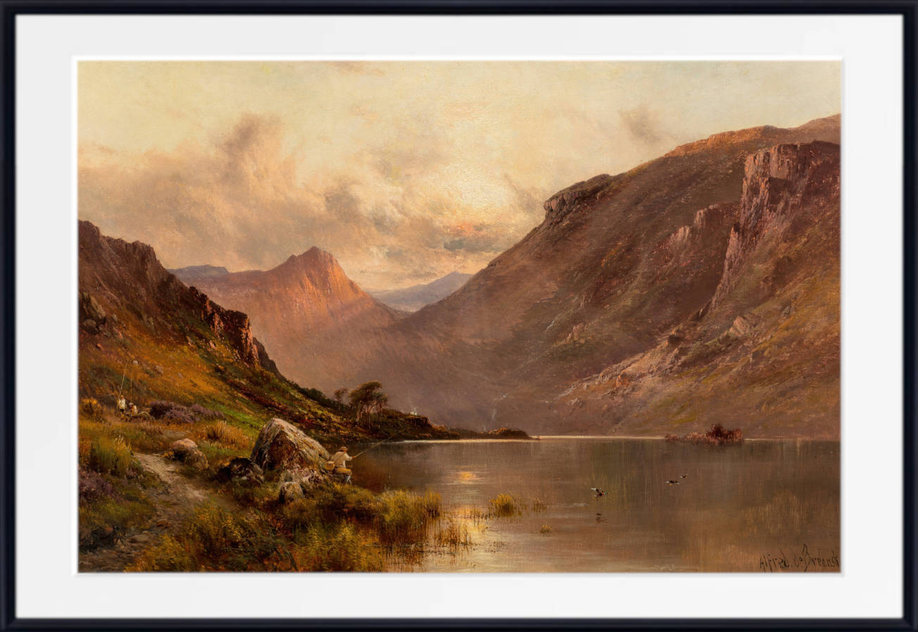 Alfred de Bréanski Print, The head of Loch Awe, Scotland