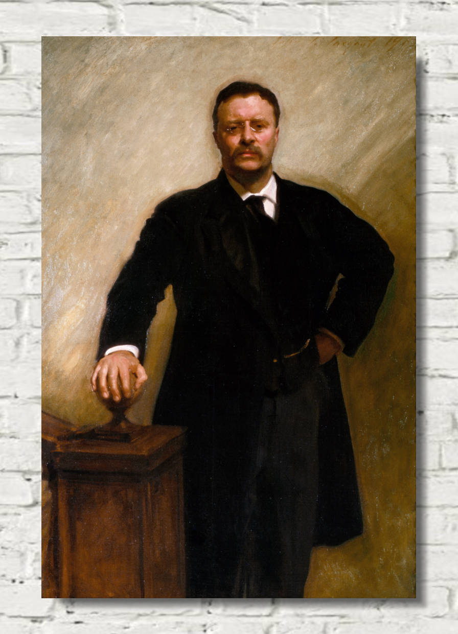 John Singer Sargent Print, Theodore Roosevelt Portrait