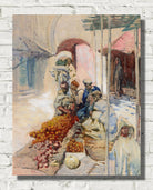 Frances Hodgkins Print, The orange sellers, Tangiers (1905)