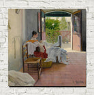 Santiago Rusinol Print, The seamstress, Sitges