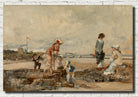 Luigi Loir Print: The seashore