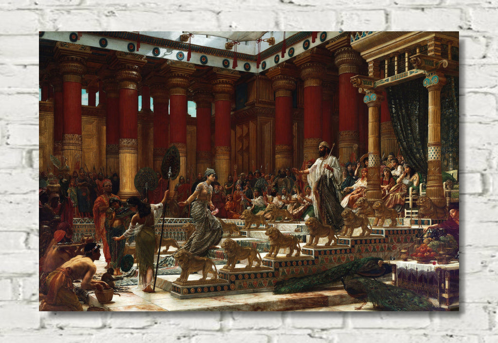 The visit of the Queen of Sheba to King Solomon (1890) by Edward Poynter