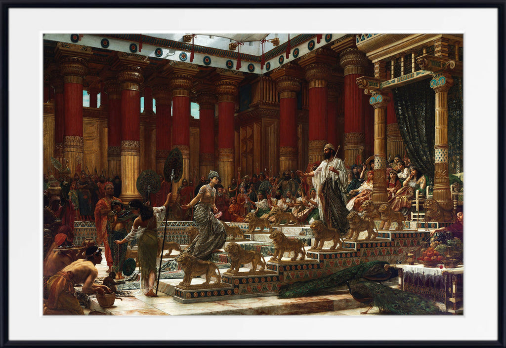 The visit of the Queen of Sheba to King Solomon (1890) by Edward Poynter