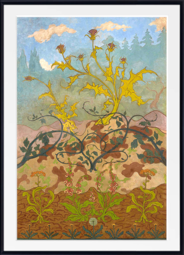 Thistles and foxgloves by Paul Ranson