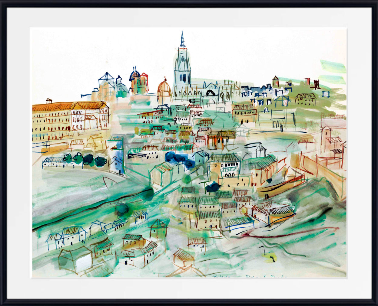 Toledo (1949) by Raoul Dufy