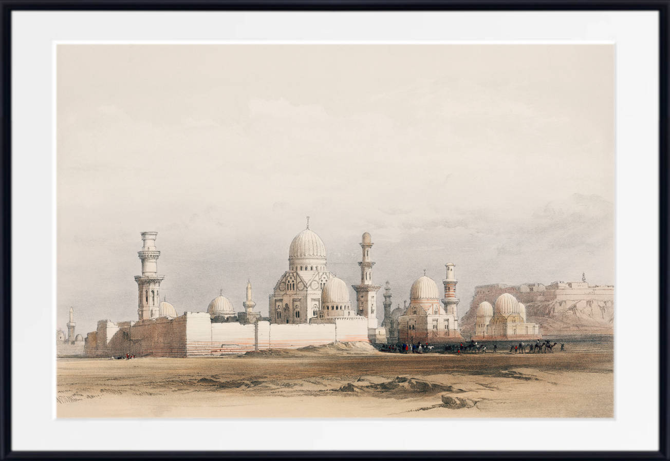 Tombs of the Memlooks Cairo, David Roberts Fine Art Print