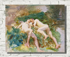 John Singer Sargent Print, Tommies Bathing (1918)