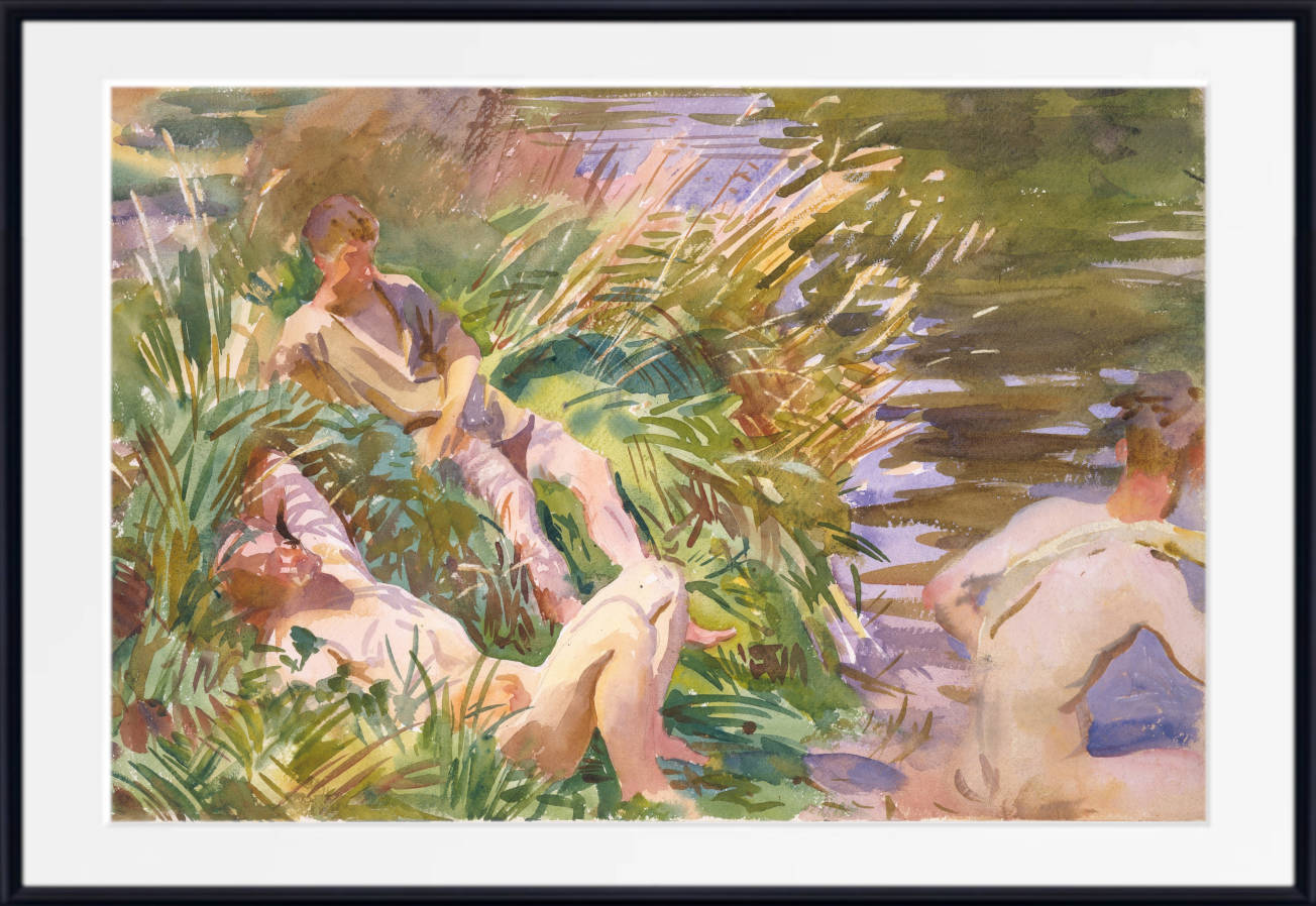 John Singer Sargent Print, Tommies Bathing (1918) – GalleryThane