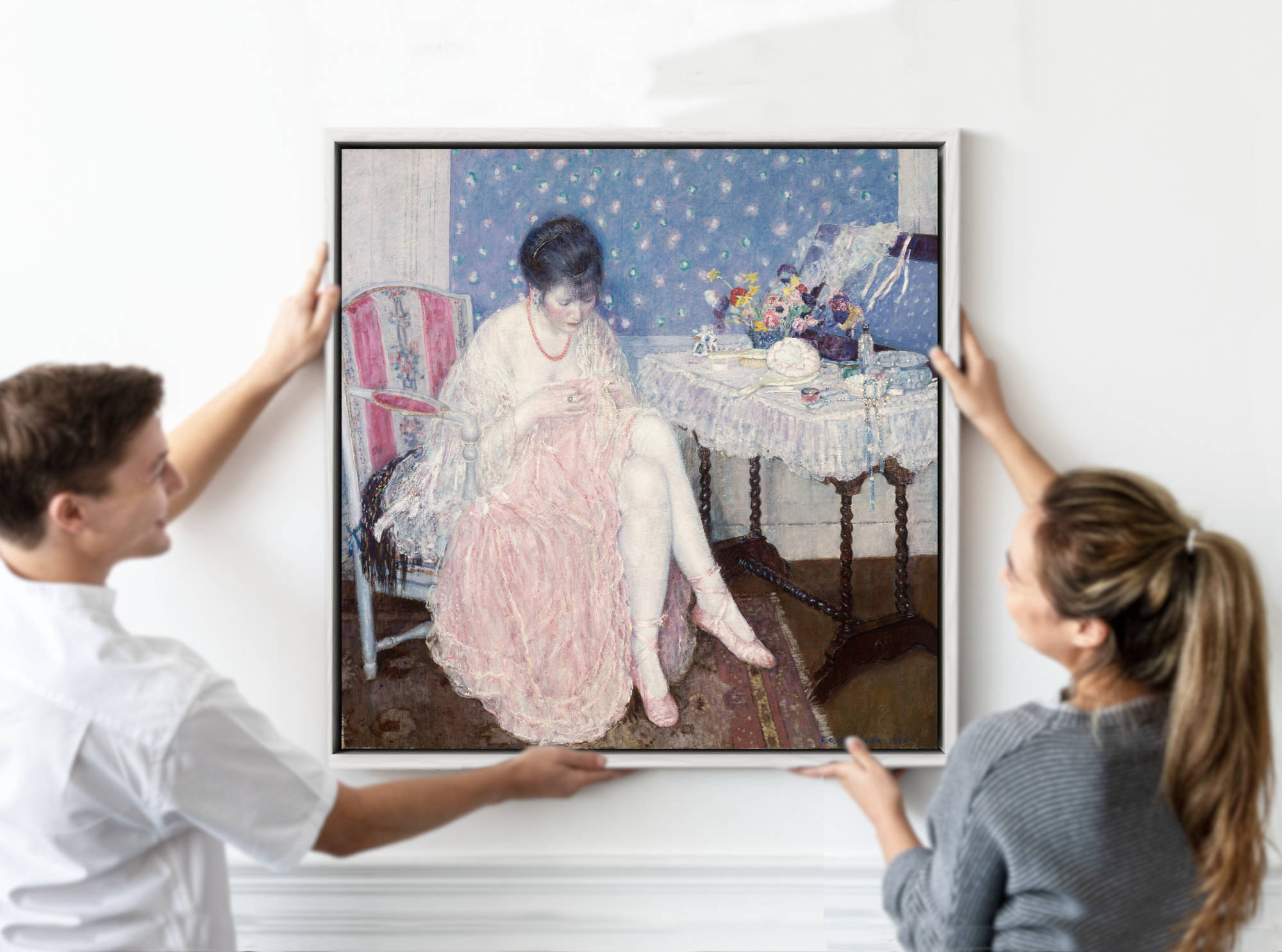 Frederick Carl Frieseke Prints, Torn Lingerie (1915) – GalleryThane