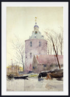 Cass Gilbert Print, Tower at Enkhuisen, Holland (1897)