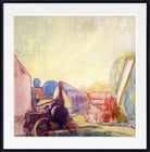 Frances Hodgkins Modernist Print, Traction Engine (1910s)