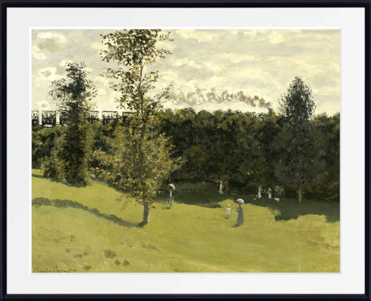 Claude Monet Fine Art Print, Train in the Countryside