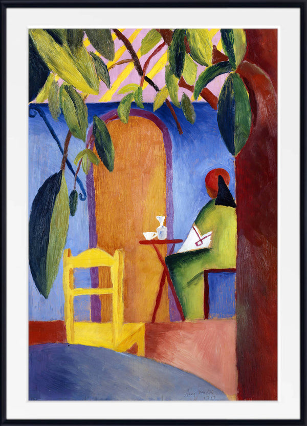 August Macke Print, Turkish Café (1914)