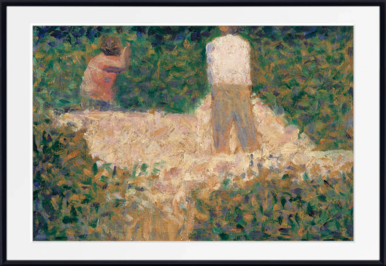 Georges Seurat Print, Two Stonebreakers (ca. 1881)