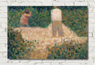 Georges Seurat Print, Two Stonebreakers (ca. 1881)