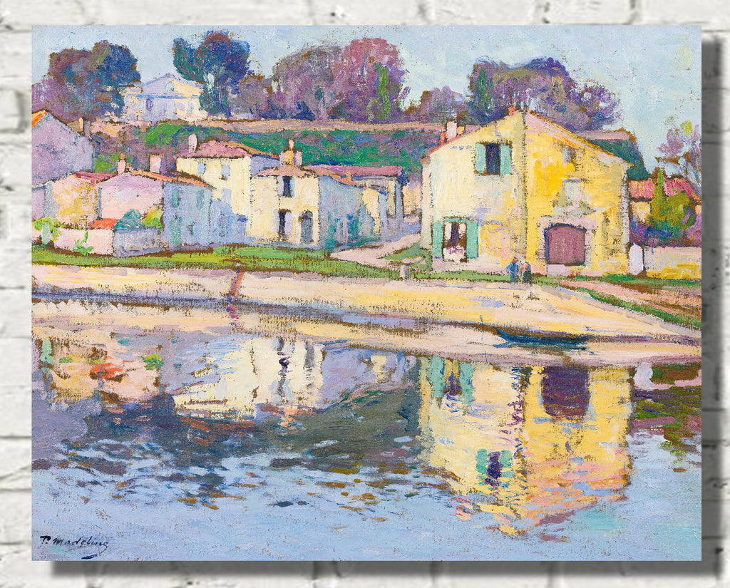 A quay in Taillebourg, Paul Madeline