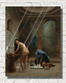 Jean-Léon Gérôme Print : A Moorish bath, sketch (circa 1870s)