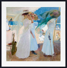 Joaquín Sorolla Print, Under the Awning, Zarauz