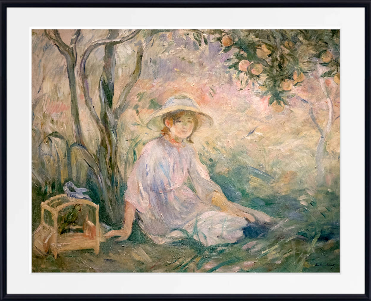 Berthe Morisot, French Fine Art Print : Under the Orange Tree