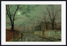 John Atkinson Grimshaw Print: Under the Silvery Moonbeams (1882)