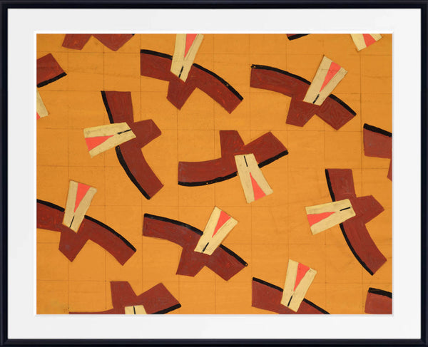 Frances Hodgkins Print, Untitled (Textile design no III)