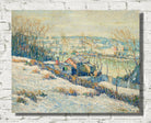 Ernest Lawson Print, Upper Harlem River—Winter (circa 1915)