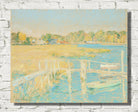 Frederick Childe Hassam Print : Up the River, Late Afternoon, October (1906)