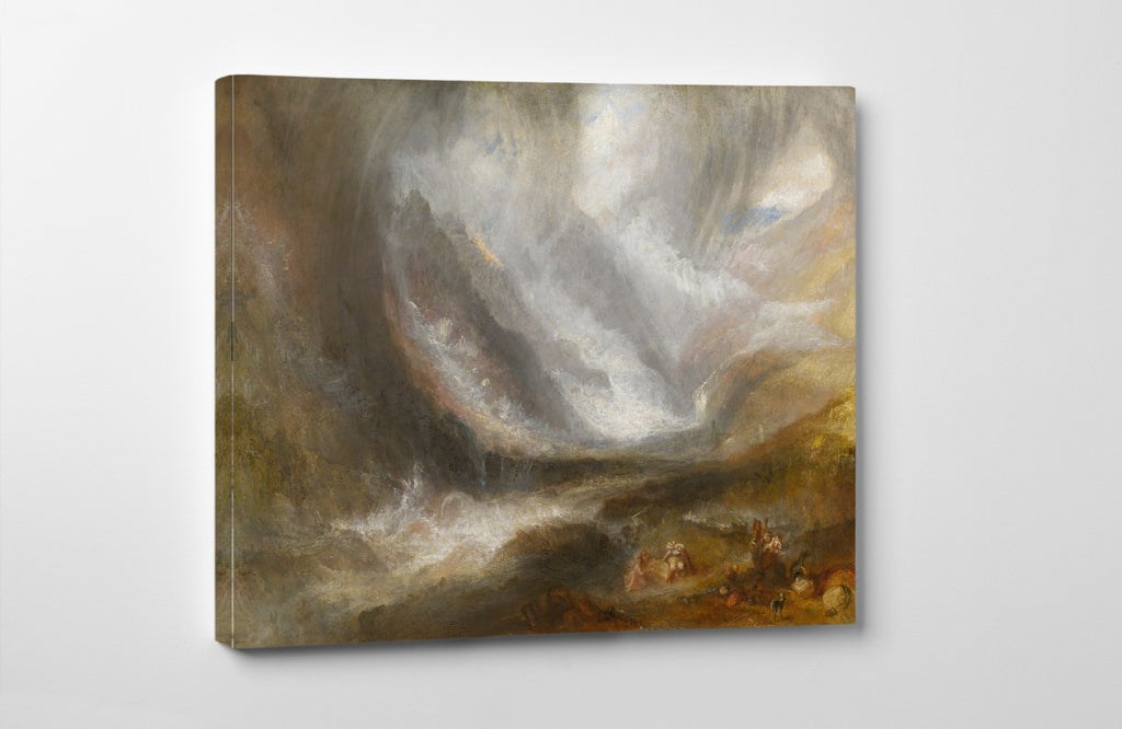 Valley of Aosta; Snowstorm, Avalanche, and Thunderstorm by William Turner