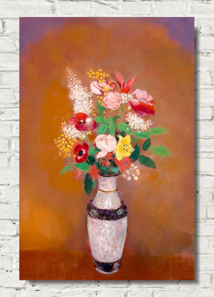 Vase de fleurs by Odilon Redon