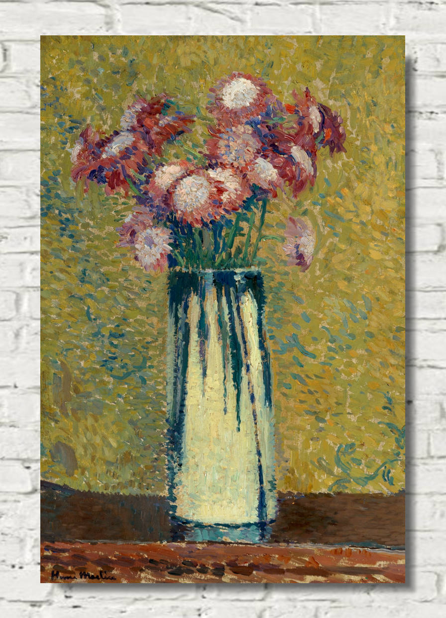 Henri Martin Print, Vase Of Flowers