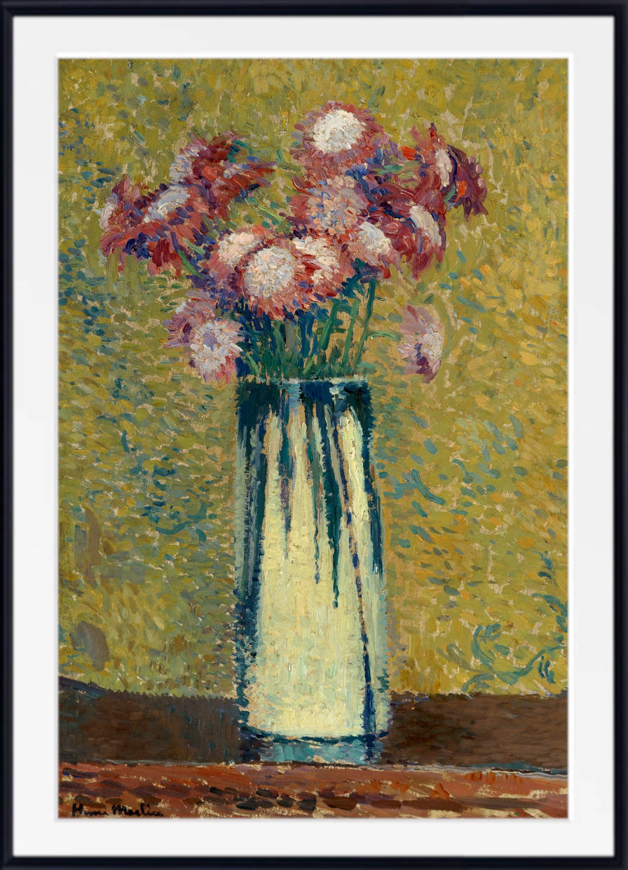 Henri Martin Print, Vase Of Flowers