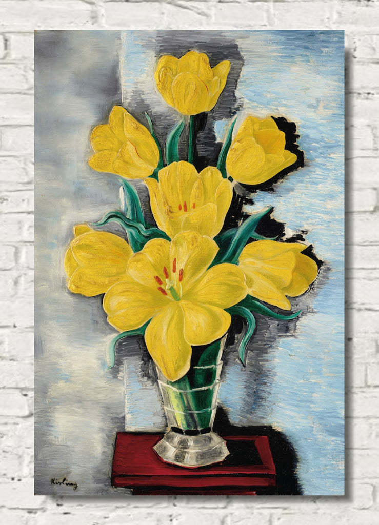 Vase of tulips (circa 1926) by Moise Kisling