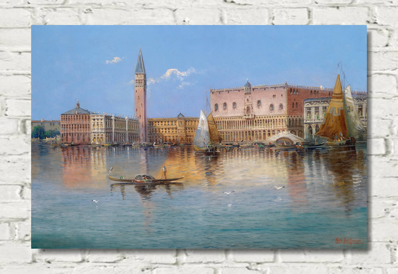 Karl Kaufmann Print, Rome, Venice, High Water