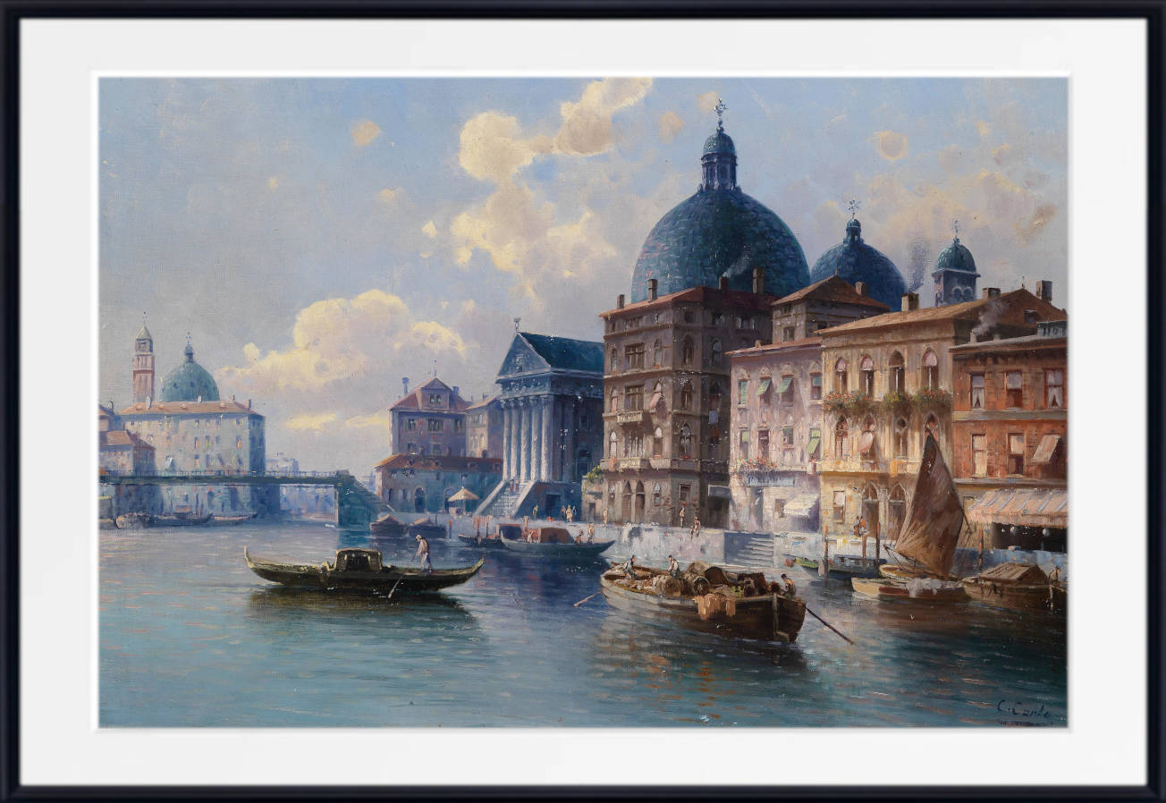 Karl Kaufmann Print, Rome, Venice San Simeone