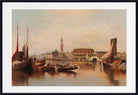 Karl Kaufmann Print, Venetian Scene With View Of St Mark’s Square