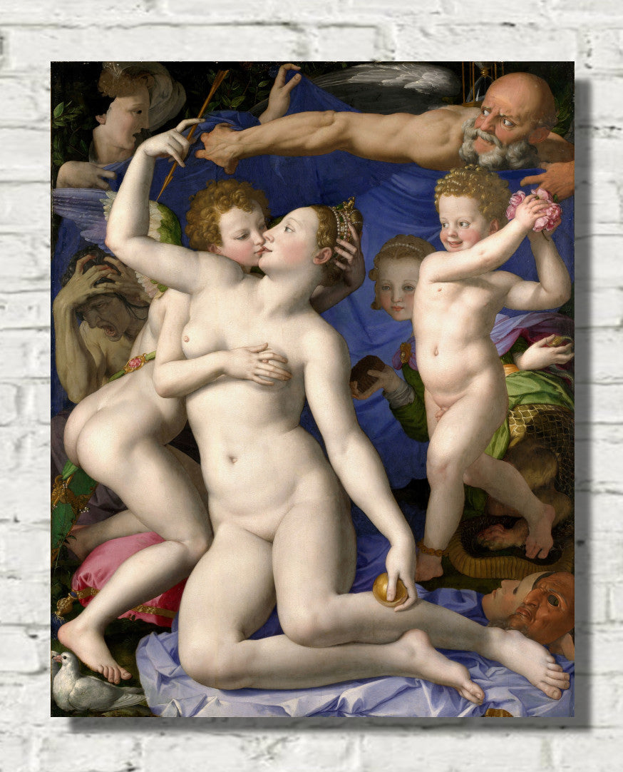 Bronzino's Venus, Cupid, Folly and Time Prints and Canvas Panels