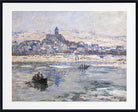 Claude Monet Fine Art Print, Vétheuil in Winter