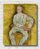 Egon Schiele Print, Portrait of Victor Ritter von Bauer (1918)