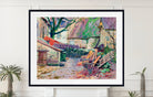 Old houses in Crozant, Paul Madeline Print