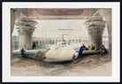 View from under the portico of Temple of Horus at Edfu in upper Egypt, David Roberts Fine Art Print