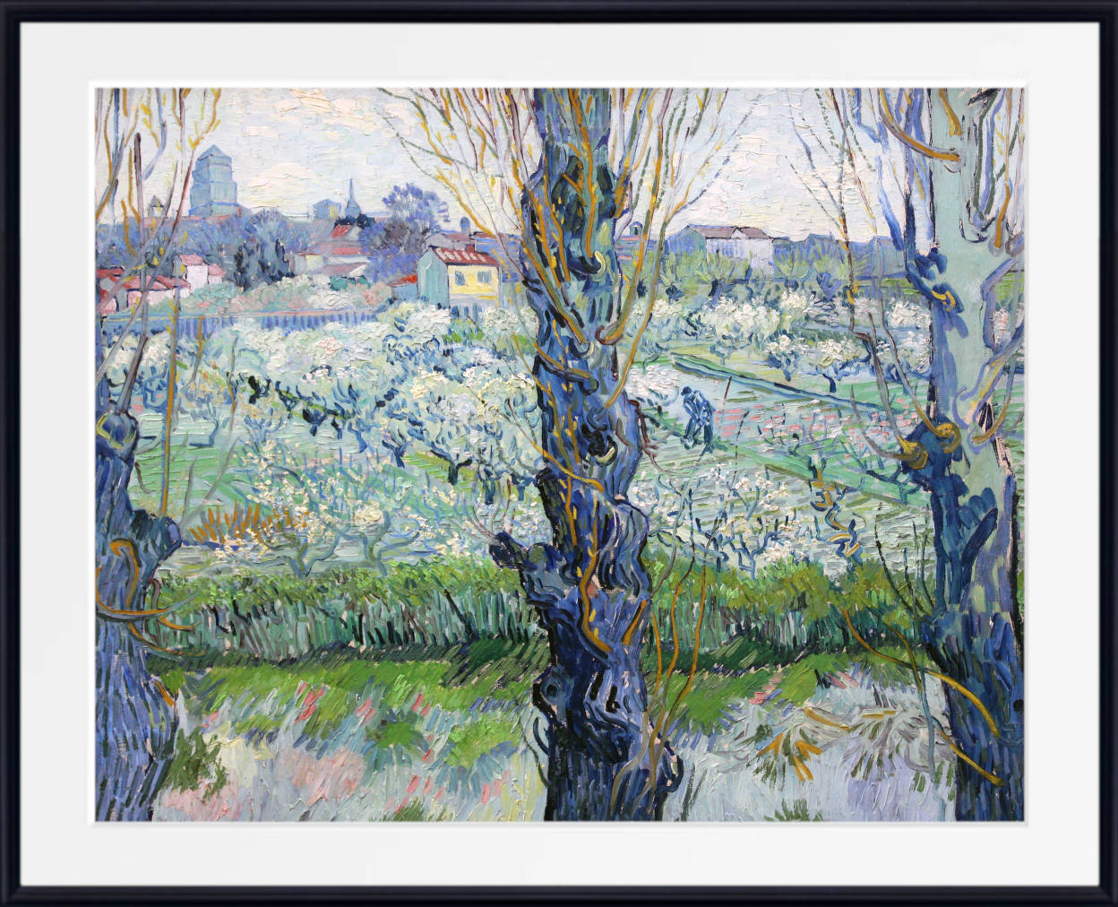 Vincent Van Gogh Fine Art Print, View of Arles, Flowering Orchards